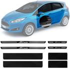 Soleira Resinada Premium Ford New Fiesta Hatch Sedan 2011 12 13 14 15 16 17 18 19 8 Peças - NP Adesivos