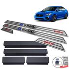 Soleira Subaru Impreza Wrx 2014 A 2018 Preto Baixo Relevo - JR PARTS