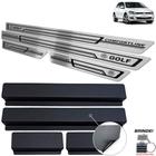 Soleira Volkswagen Golf Comfortline Preto Baixo Relevo - JR PARTS