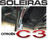 Soleiras Citroen C3 2004 A 2012 + Soleira Mala + Fundo Placa