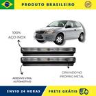 Soleiras de Carro 100% AÇO INOX do Chevrolet Celta 2 Portas ano 2000 Acima, serve com perfeição Premium Envio Rá