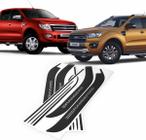 Soleiras Super Protetoras Ford Ranger Cabine Dupla 2013 a 2024