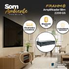 Som Ambiente Area Gourmet Bluetooth Usb Sd Frahm Slim 2200 G5 + Arandelas Jbl Original