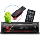 Som Automotivo Pioneer Com Usb Mixtrax Comando de Volante Com Controle Remoto + Pendrive