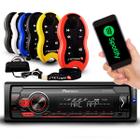 Som Automotivo Pioneer Mp3 Player Com Usb Spotify + Controle Longa Distancia 500 Metros Stetsom