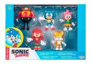 Bonecos Sonic - Personagens Colecionáveis - Pack Com 5 - 3440