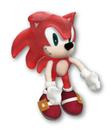 Boneco Sonic De Pelúcia Super Macia Vermelho 50cm