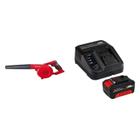 Soprador de Folhas a Bateria Te-cb 18/180 Li Solo e 1 Kit Carregador Bivolt com Bateria 18v 4,0ah Vermelho