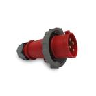 Soprano plugue industrial macho 3p+n+t 32a vermelho ip67 ref. plp-5276