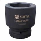 Soquete de Impacto Sextavado Curto 1" Polegada 53mm SATA