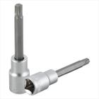 Soquete hexalobular macho longo encaixe de 1/2" T45 - Vonder