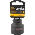 Soquete Sextavado de Impacto Encaixe 1/2" 30mm Aço Cromo - Vonder