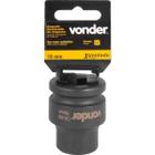 Soquete Sextavado de Impacto Encaixe 3/4" 18mm Aço Cromo - Vonder