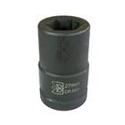 Soquete sextavado de impacto longo 27 mm encaixe 1" aço cromo molibdênio - Sigma