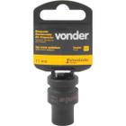 Soquete Sextavado Impacto Encaixe 1/2" 11mm Aço Cromo Vonder