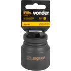 Soquete Sextavado Impacto Encaixe 3/4" 36mm Aço Cromo Vonder