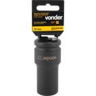 Soquete Sextavado Impacto Longo 3/4" 22mm Aço Cromo Vonder