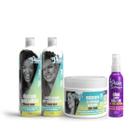 Soul Power Curly Definition Sh 315ml + Cond 315ml + Masc Soul 400ml + Text Óleo 100ml