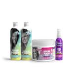 Soul Power Curly Styling Sh 315ml + Cond 315ml + Masc Booster 400ml + Text Óleo 100ml