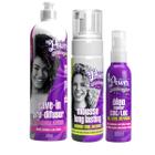 Soul Power Texturizações Curl Leave-in 315ml + Mousse 180ml + Óleo 100ml