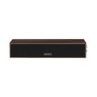 SoundBar Áudio 2.0 6w C3Tech SB-30BW Marrom Para Computador e Notebook Acabamento em Madeira