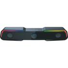 Soundbar gamer rgb para pc black hawk - fortrek