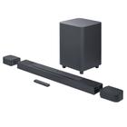 Soundbar JBL BAR800 5.1.2 Canais com Ponteiras Destacáveis Multibeam Dolby Atmos DTSX 360W e Wi-Fi