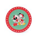 Sousplat Estampado Mickey e Minnie Vestidos com Roupa de Noel Cromus: 1114334