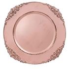 Sousplat Galles Barroco Rose Gold Antique - Copa e Cia - Copa & Cia