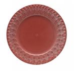 Sousplat Petalas Vermelho 36 cm Plastico - Lyor