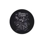 Sousplat Preto Pizza Jogo Americano Redondo 1un