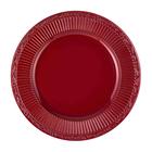 Sousplat Redondo Vermelho Polipropileno 33Cm Rafimex