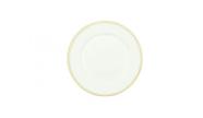 Sousplat Requinte Branco E Dourado - Mimo Style