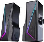 Speaker Satellite AS-92003B USB 2.0 RGB - Preto