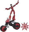 Spider-Man Marvel Bend and Flex, Flex Rider Action Figure Toy, 6 polegadas Flexible Figure e 2-in-1 Motocicleta para Crianças de 4 anos ou mais