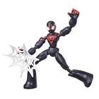 Spider-Man Marvel Bend e Flex Miles Morales Action Figure Toy, Figura flexível de 6 polegadas, inclui acessório web, para crianças de 4 anos ou mais