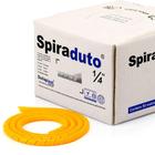 Spiraduto 1/4 Organizador De Cabos - Dutoplast Laranja 1M