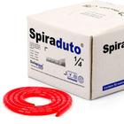 Spiraduto 1/4 Organizador De Cabos - Dutoplast Vermelho 1M