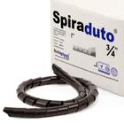 Spiraduto 3/4 Organizador De Cabos - Dutoplast - Preto 20M