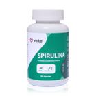 Spirulina cápsula natural importada de 1,7g por dose com Proteína e Ferro Vhita