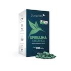 Spirulina Orgânica - 200 tabletes - 500 mg - Puravida