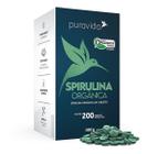 Spirulina Orgânica 500mg 200 Tabletes Puravida