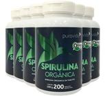 Spirulina Orgânica 6 X 200 Comprimidos Puravida
