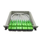 Splitter Box Modular 1X8 Apc Fibra Óptica Rede Internet Pon