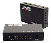 Splitter Divisor Sinal Hdmi Full Hd Duplicado 1X4 Video T23