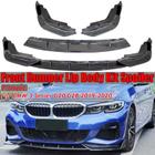 Spoiler BMW 330 340 G20 G28 Ajustável Front Lip Saia Carbono