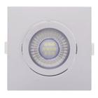 Spot de Embutir LED 6W Luz Amarela Bivolt Quadrado Empalux