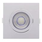 Spot de Embutir LED 6W Luz Amarela Bivolt Quadrado Empalux