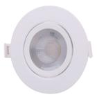 Spot de Embutir LED 6W Luz Branca Bivolt Redondo Empalux