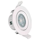 Spot de Embutir Redondo Branco 9cm Led 5W 4000K Bivolt - GALAXY LED